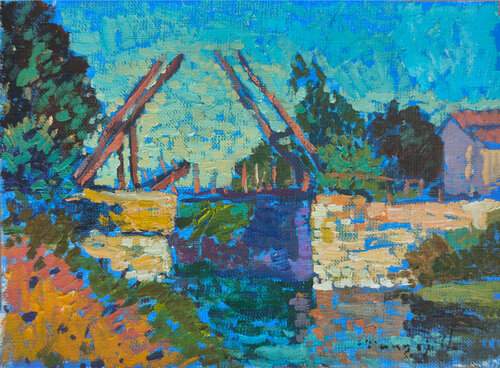 Arles Etude 1 par Alexander Shandor, Peinture en vente sur Singulart