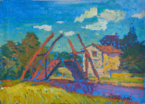 Arles Etude 2 par Alexander Shandor, Peinture en vente sur Singulart