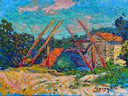 Arles Etude 3 par Alexander Shandor, Peinture en vente sur Singulart