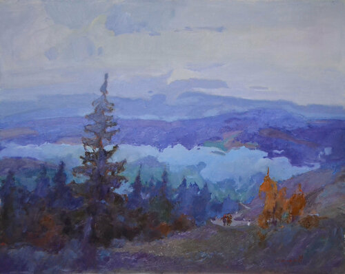 Floating mist von Alexander Shandor, Malerei kaufen auf Singulart