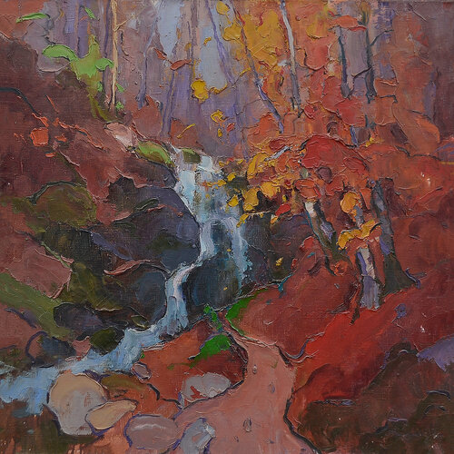 Whisper of the Carpathians di Alexander Shandor, Pittura in vendita su Singulart