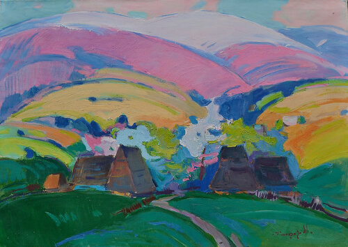 Long-Awaited Spring par Alexander Shandor, Peinture en vente sur Singulart