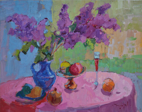 Luxurious bouquet di Alexander Shandor, Pittura in vendita su Singulart