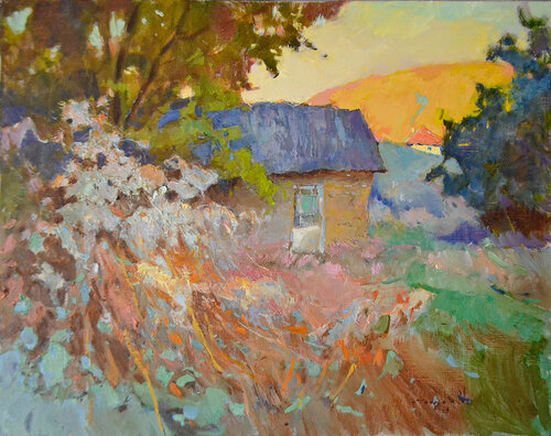 Abandoned forever _ oil on canvas par Alexander Shandor, Peinture en vente sur Singulart