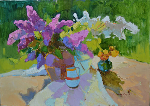 Sun glare par Alexander Shandor, Peinture en vente sur Singulart