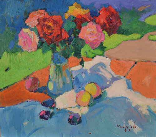 World of flowers par Alexander Shandor, Peinture en vente sur Singulart