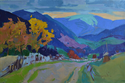 Under the meadow by Alexander Shandor, Painting for Sale on Singulart