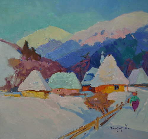 December day par Alexander Shandor, Peinture en vente sur Singulart