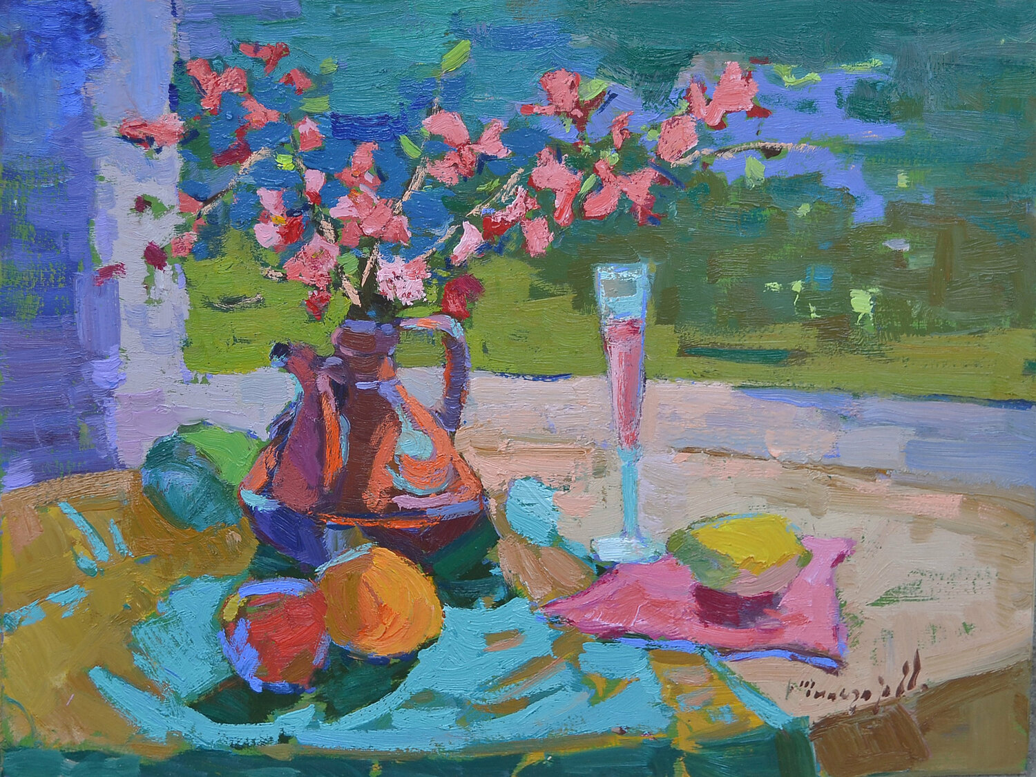 Spring _ oil on cardboard Alexander Shandor