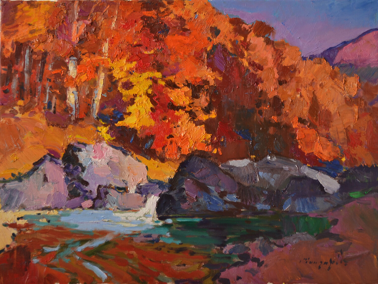 Red autumn Alexander Shandor