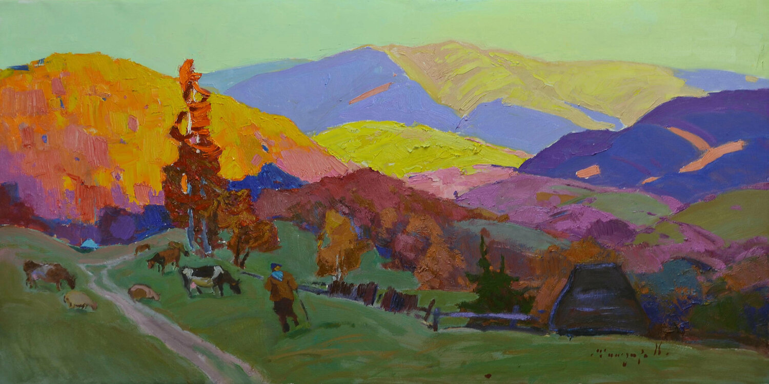 In the evening in the Carpathians Alexander Shandor