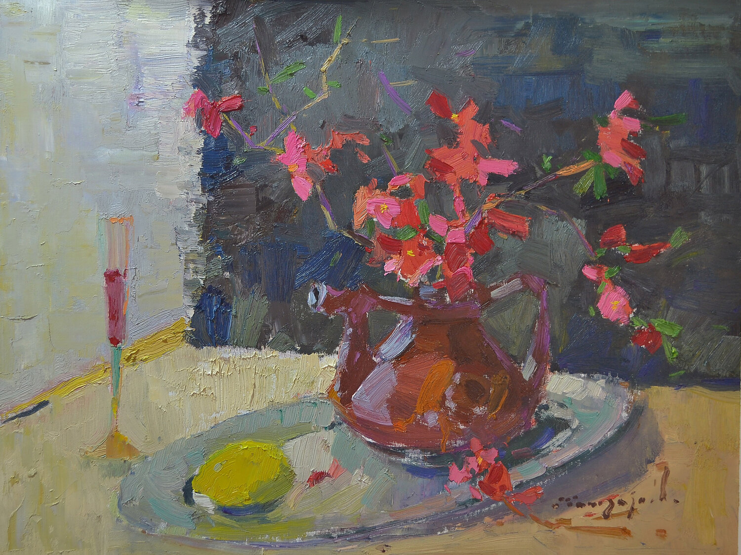 Flowers of the East Alexander Shandor Originalgemälde zu verkaufen