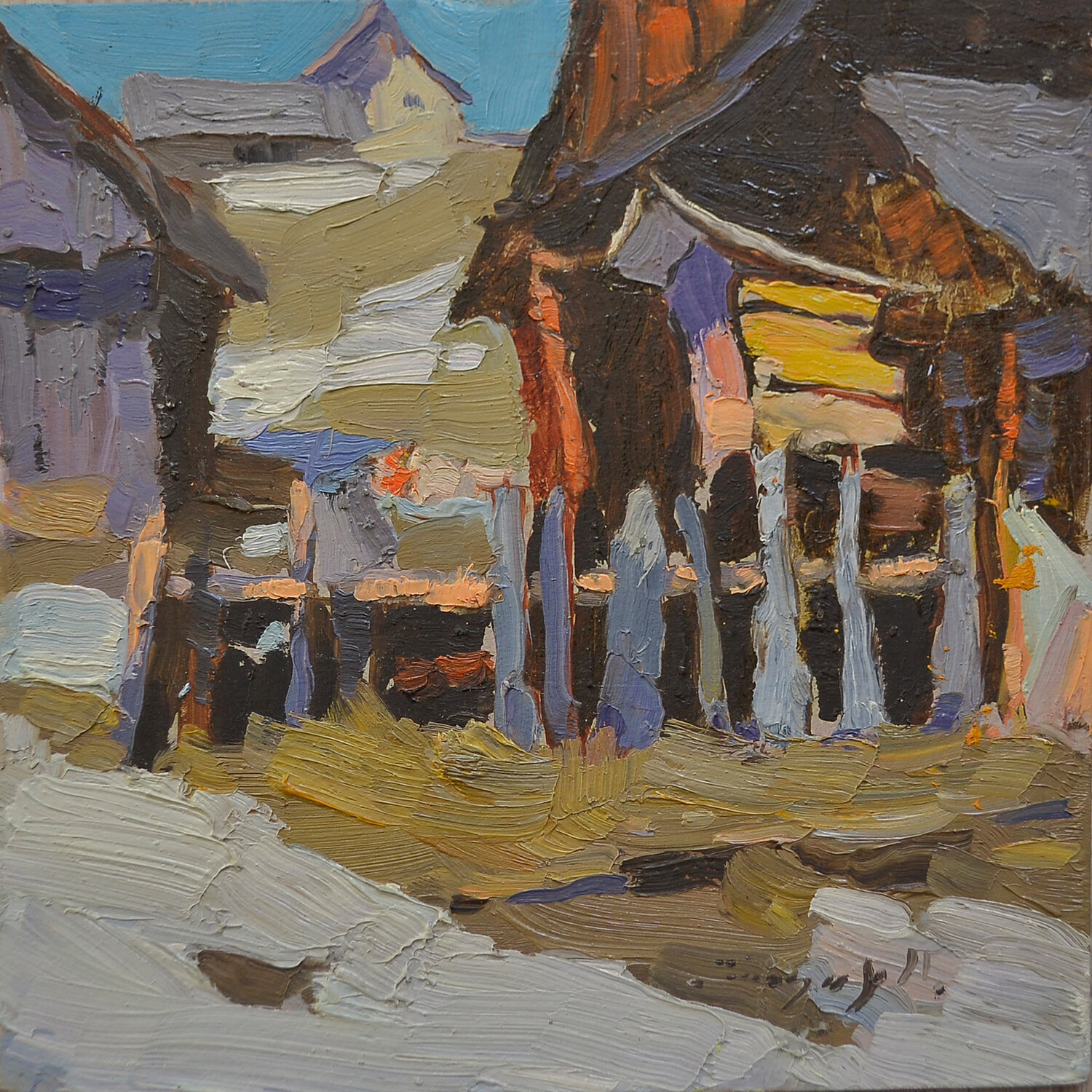 In the Courtyard Alexander Shandor