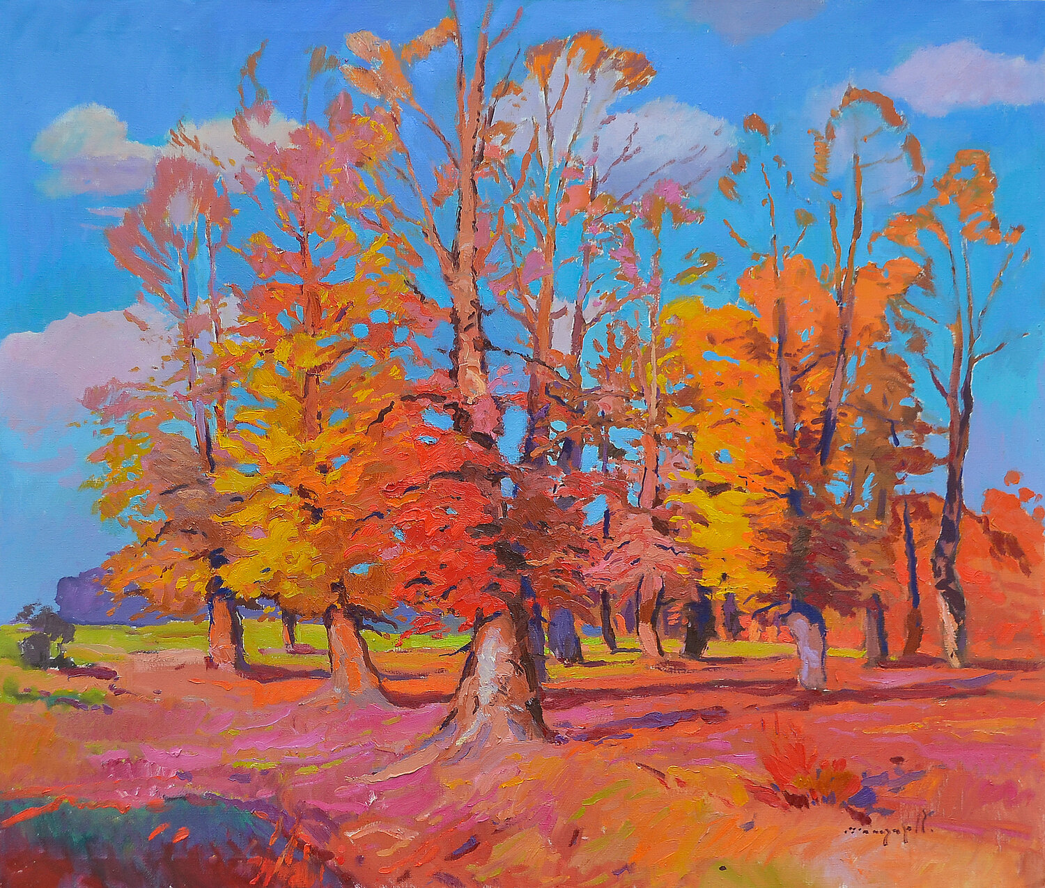 Magical Moments of Autumn Alexander Shandor Originalgemälde zu verkaufen