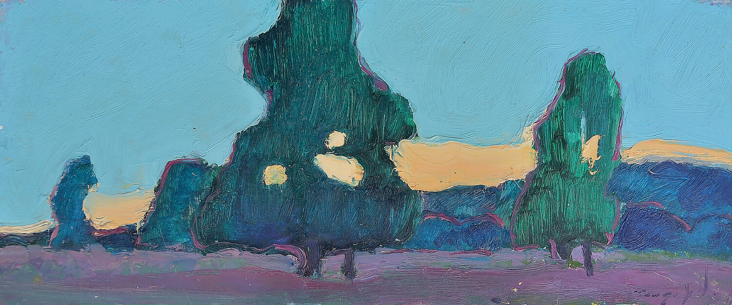 Evening Trees Alexander Shandor