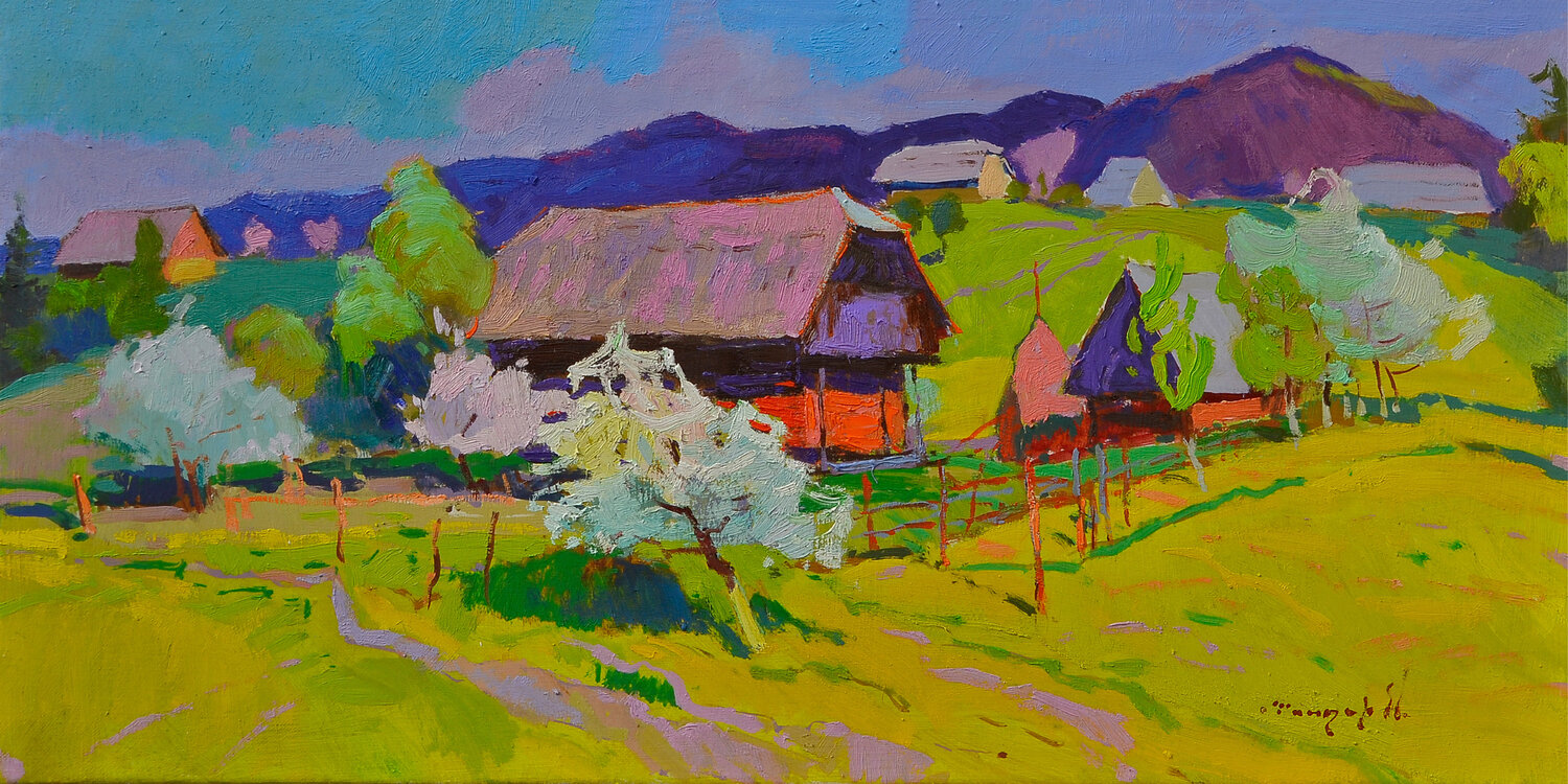 Blossoms Beneath the Thatched Roof Alexander Shandor