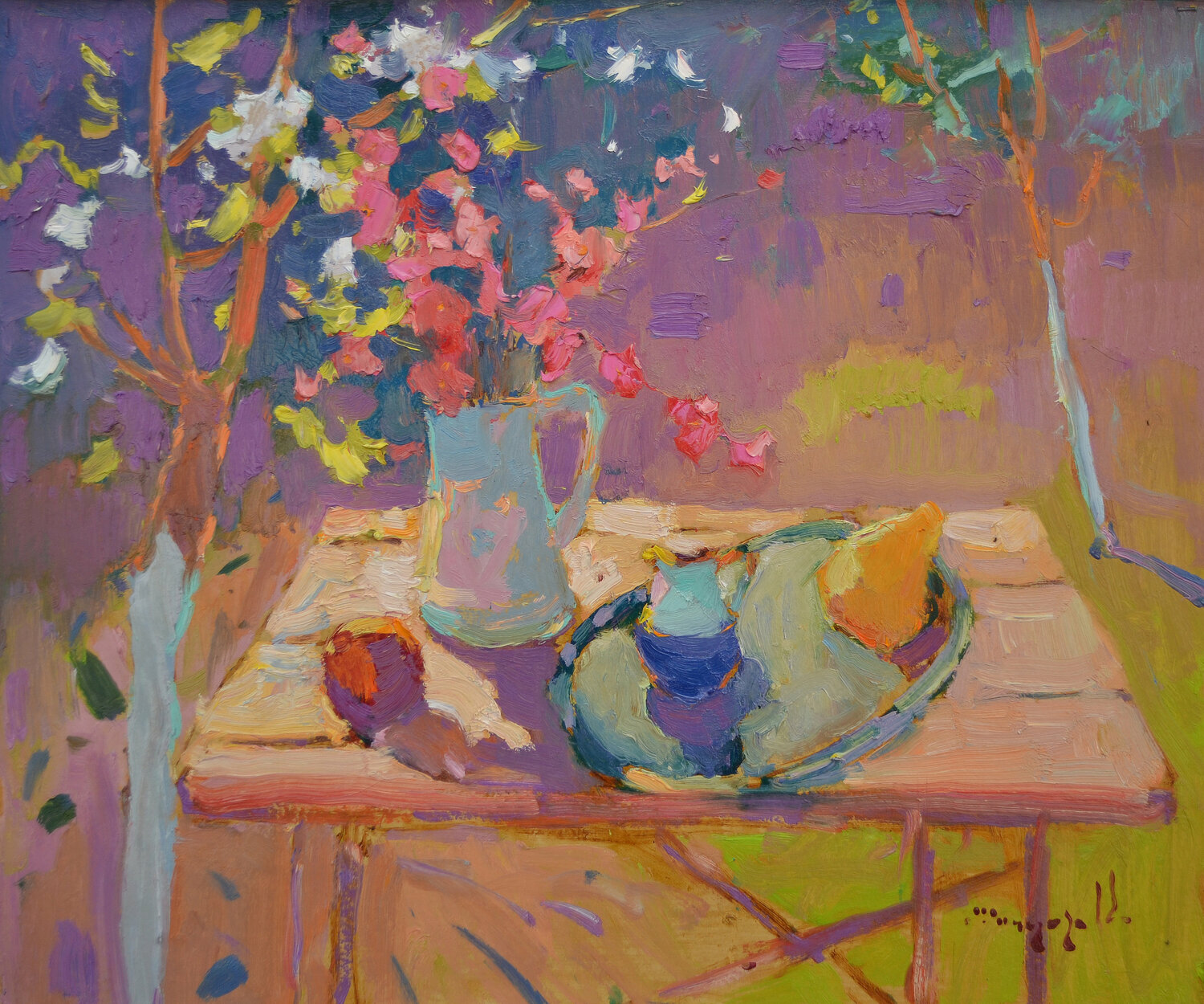 Echo of Spring _ oil on cardboard Alexander Shandor