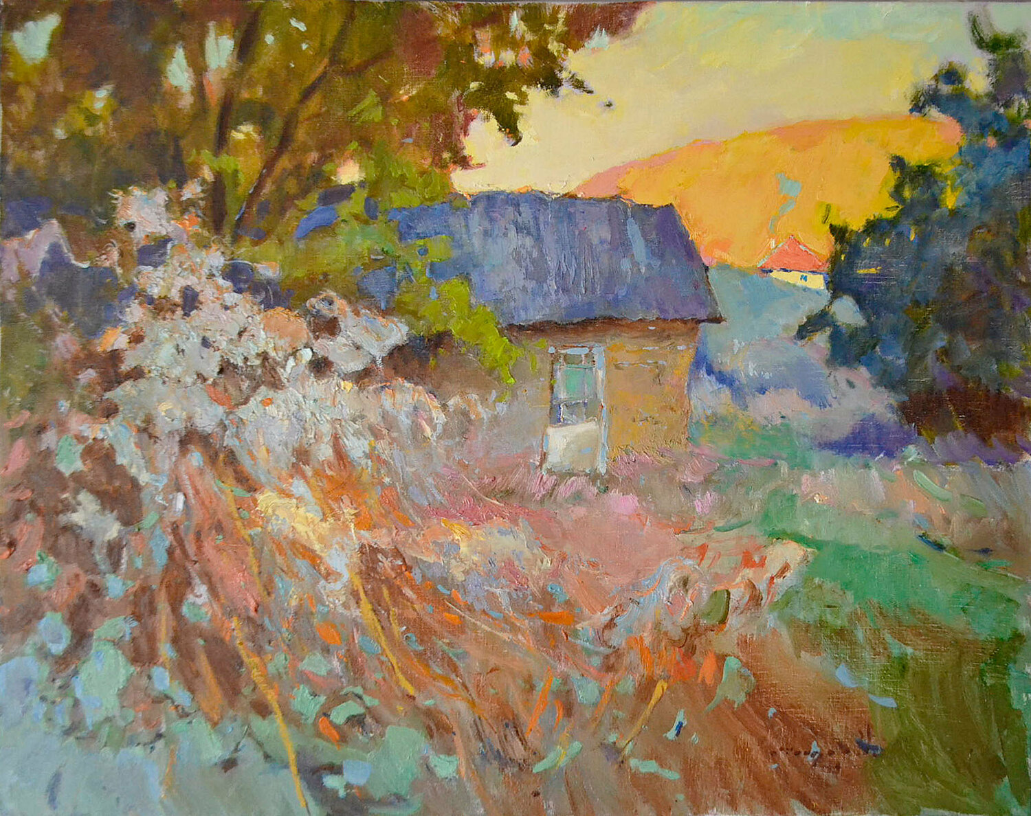 Abandoned forever _ oil on canvas Alexander Shandor