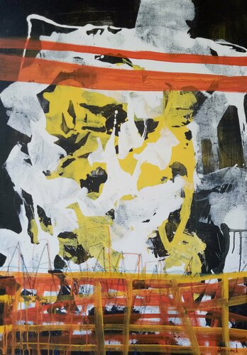 Untitled 13 di Deshan Rajeewa Samarasiri, Pittura in vendita su Singulart