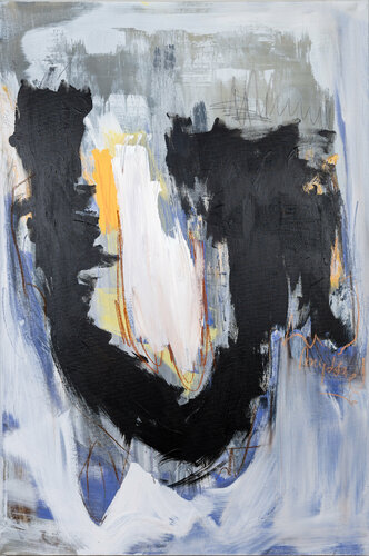 Grey and moody by Monika Herschberger, Painting for Sale on Singulart