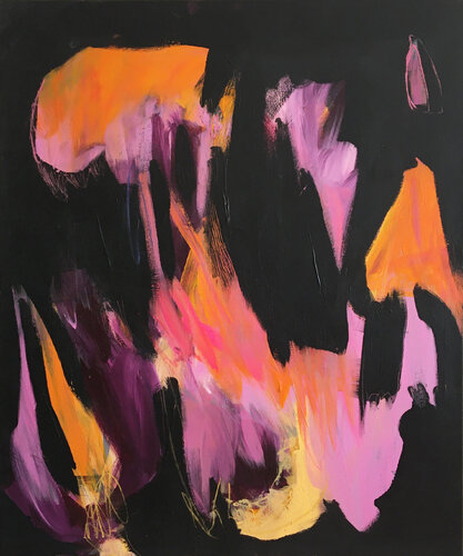 Im Dunkeln geborgen de Monika Herschberger, Pintura a la venta en Singulart
