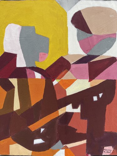 Love story di Maurice Tchinda, Pittura in vendita su Singulart