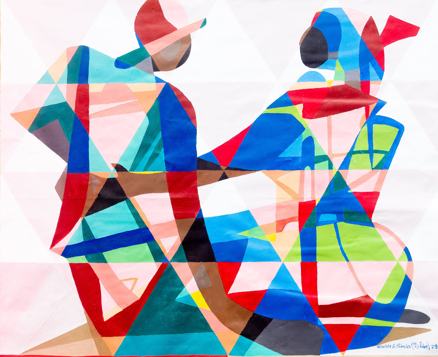 main dans la main Maurice Tchinda