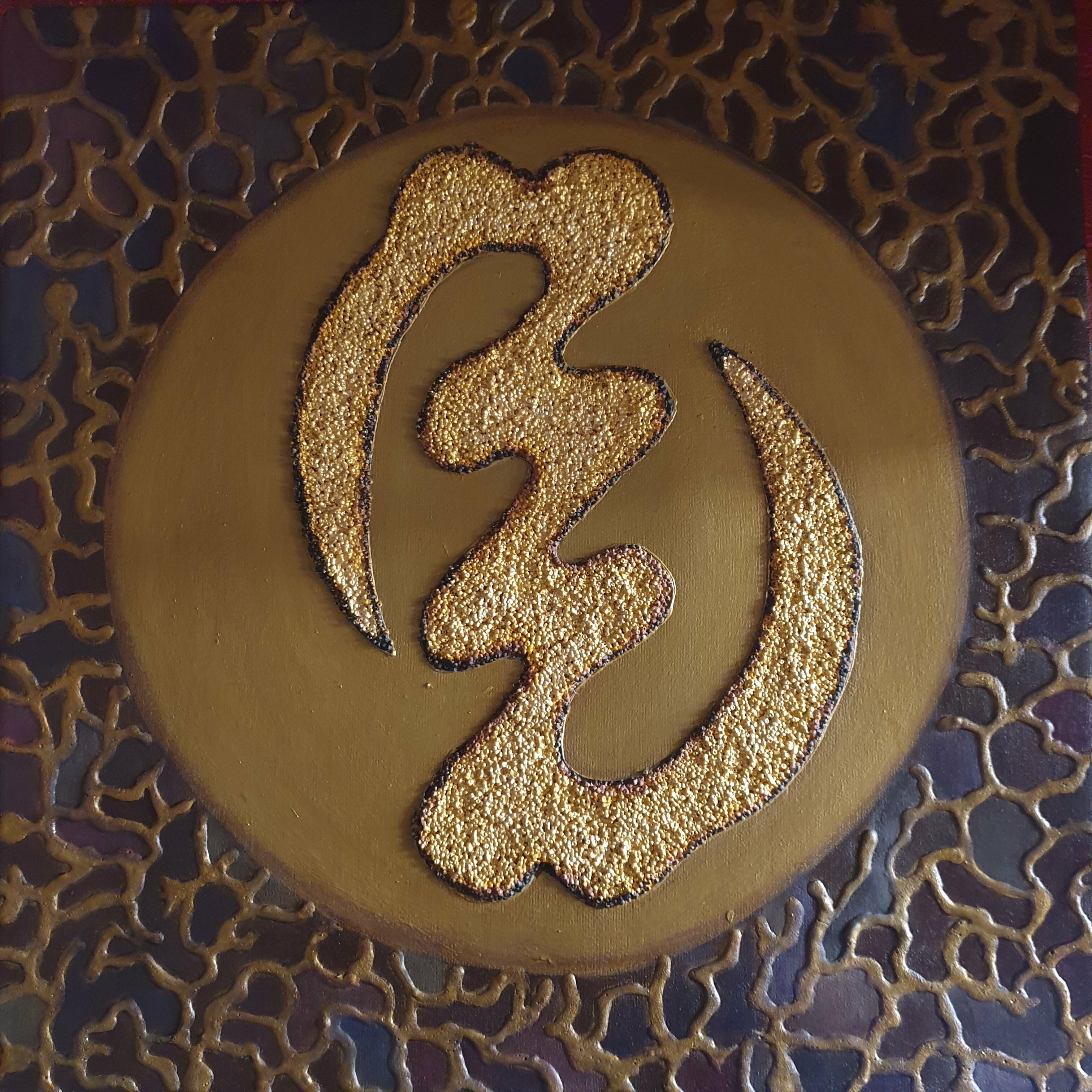 Thema gold Gemälde