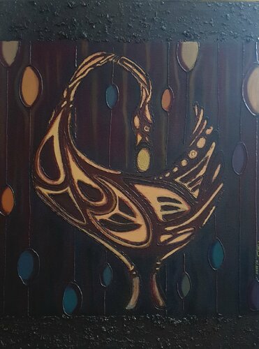 "Sankofa" by Marie Dione, Painting for Sale on Singulart