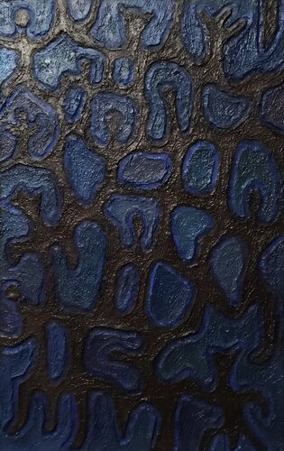 Indigo di Marie Dione, Pittura in vendita su Singulart