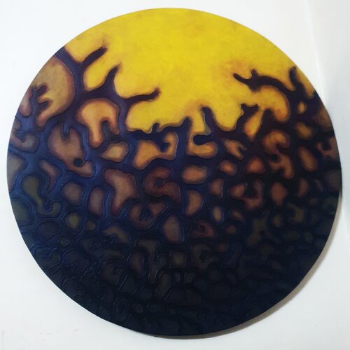 " Timis " crépuscule by Marie Dione, Painting for Sale on Singulart