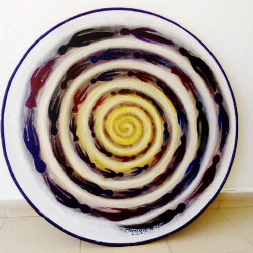 La vie en spirale by Marie Dione, Painting for Sale on Singulart