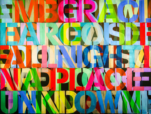 But that was not my story (I heard it on the train) di Niki Hare, Pittura in vendita su Singulart