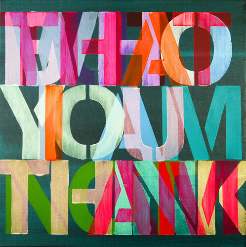 Who You Think di Niki Hare, Pittura in vendita su Singulart