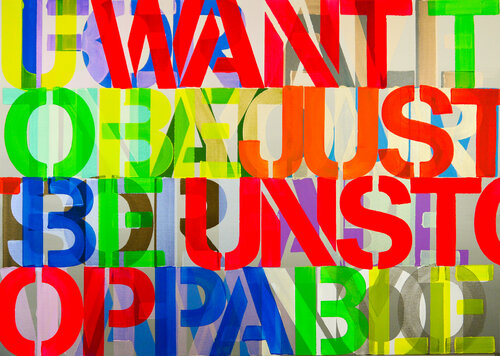 Be What You Want To Be di Niki Hare, Pittura in vendita su Singulart