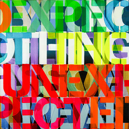 Expect The Unexpected di Niki Hare, Pittura in vendita su Singulart