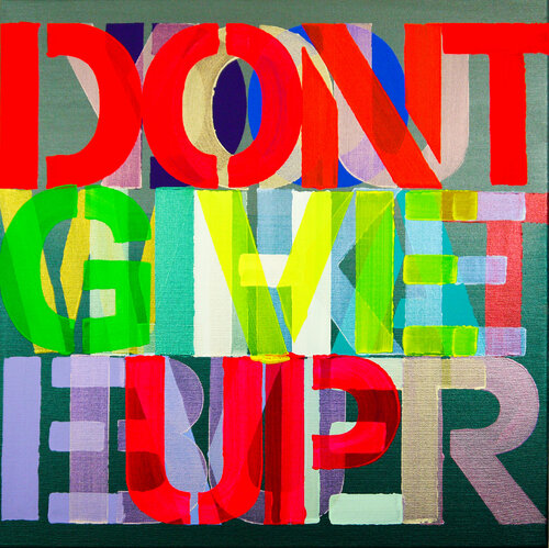 Dont Give Up van Niki Hare, Schilderij te koop op Singulart