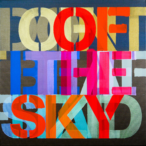 The Size Of The Sky van Niki Hare, Schilderij te koop op Singulart