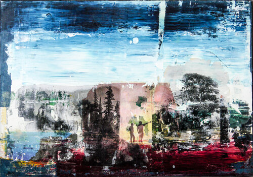 Landscrape 2 by Niki Hare, 회화 for Sale on Singulart