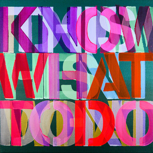 What To Do van Niki Hare, Schilderij te koop op Singulart