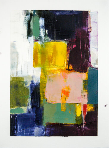 Indigo (garden) van Niki Hare, Schilderij te koop op Singulart