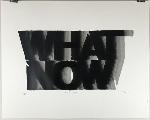 What Now (screen print) von Niki Hare, Druck kaufen auf Singulart