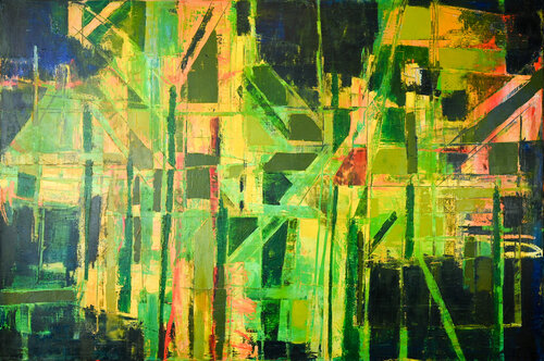 Scaffold by Niki Hare, 회화 for Sale on Singulart