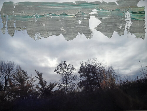 OPP 3 (stormy clouds and trees) van Niki Hare, Andere media te koop op Singulart