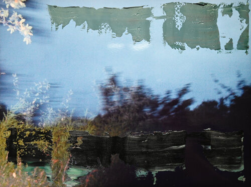 OPP 4 (driving over the marsh at dusk with flash) van Niki Hare, Andere media te koop op Singulart