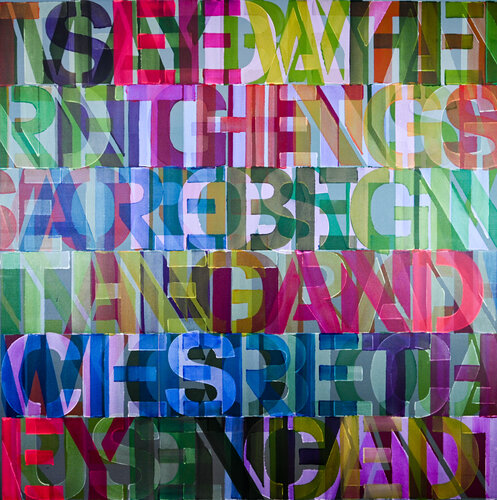 Maybe The Night van Niki Hare, Schilderij te koop op Singulart