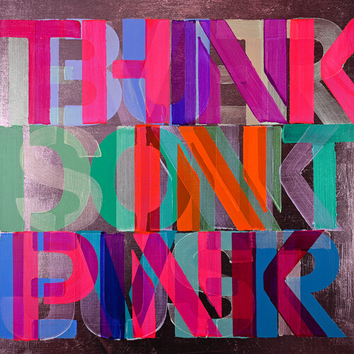 Think In Pink von Niki Hare, Malerei kaufen auf Singulart