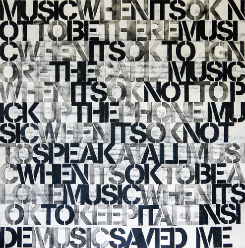 Music Saved Me di Niki Hare, Pittura in vendita su Singulart