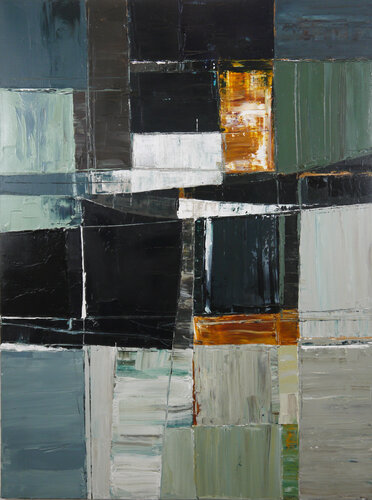 Indigoed Again van Niki Hare, Schilderij te koop op Singulart