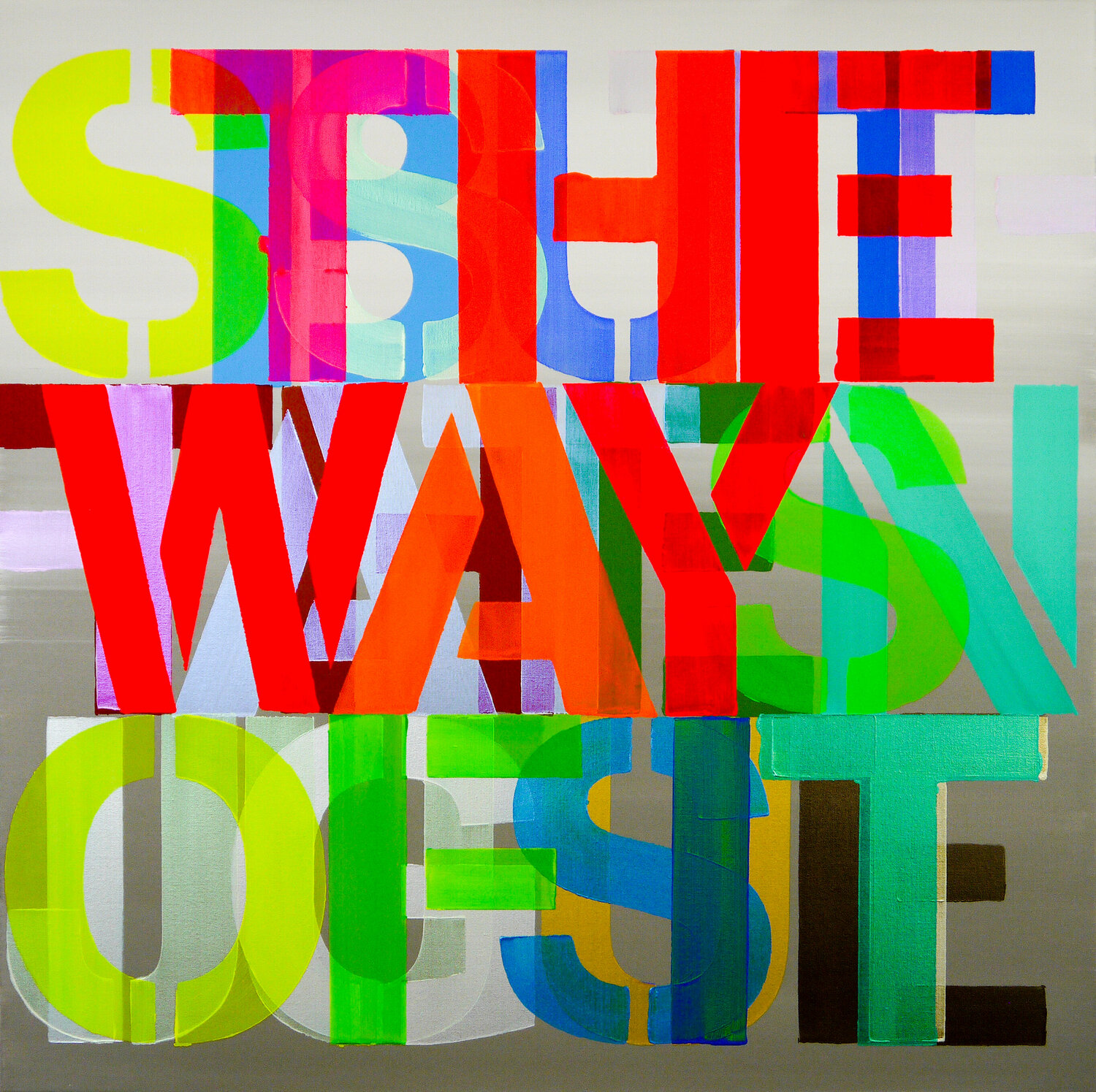 THE WAY OF IT  (private sale) Niki Hare Originalgemälde zu verkaufen